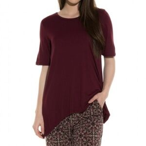 BCBGeneration Brulee Asymmetrical Knit Top